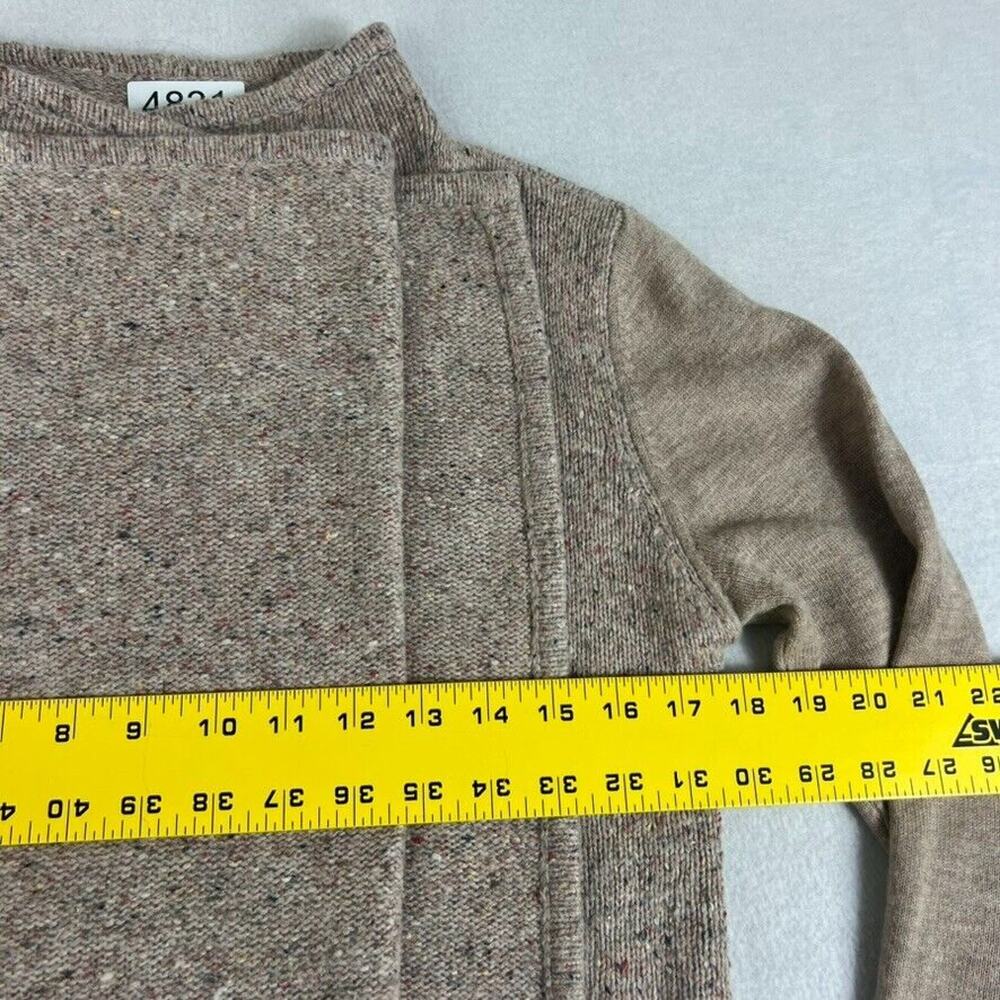 Joie Cardigan Sweater Womens Small Wool Cashmere Waterfall Heathered Oatmeal Tan - Picture 6 of 7